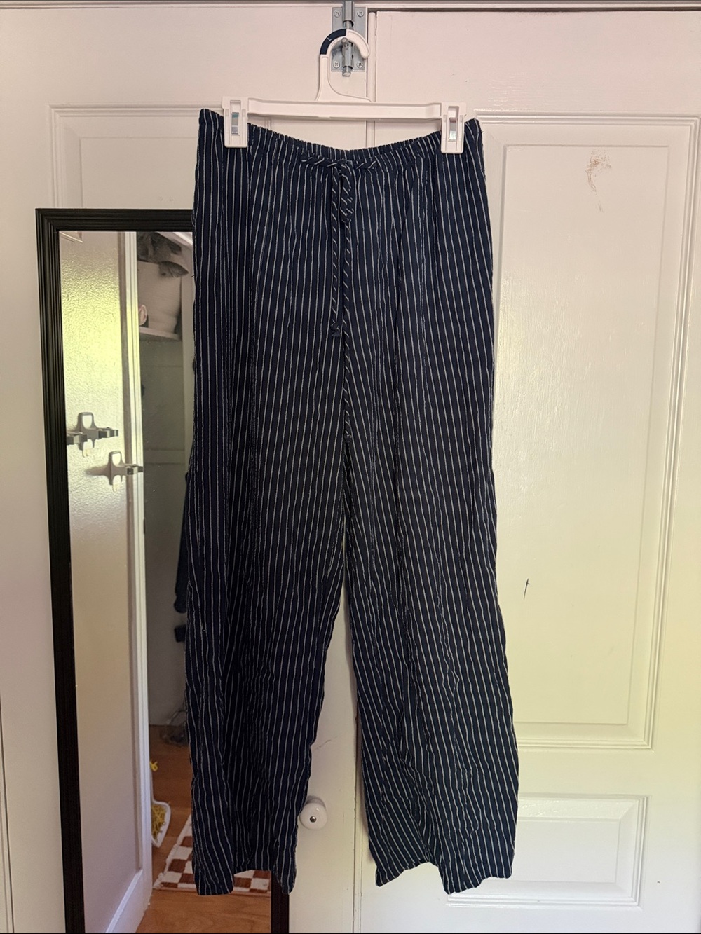 Striped flowy pants